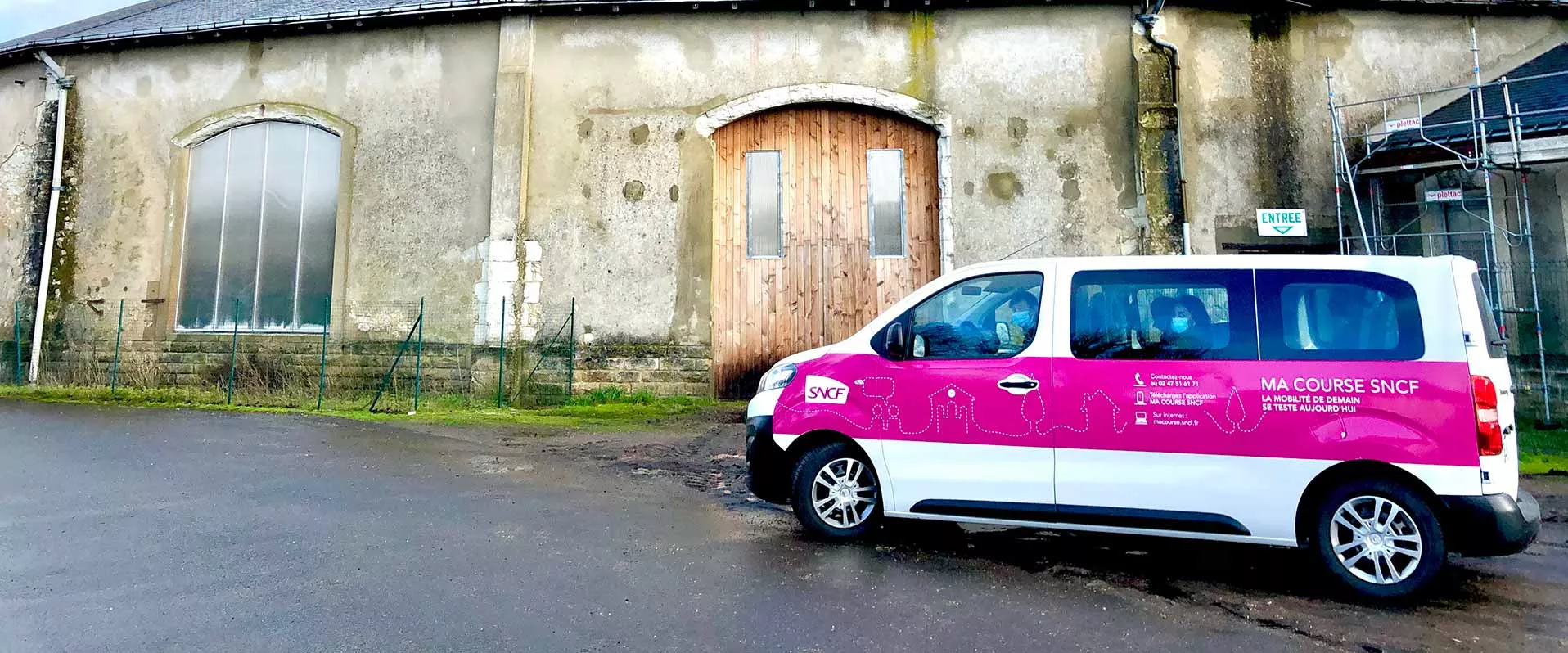 Véhicule Ma Course prêt à partir