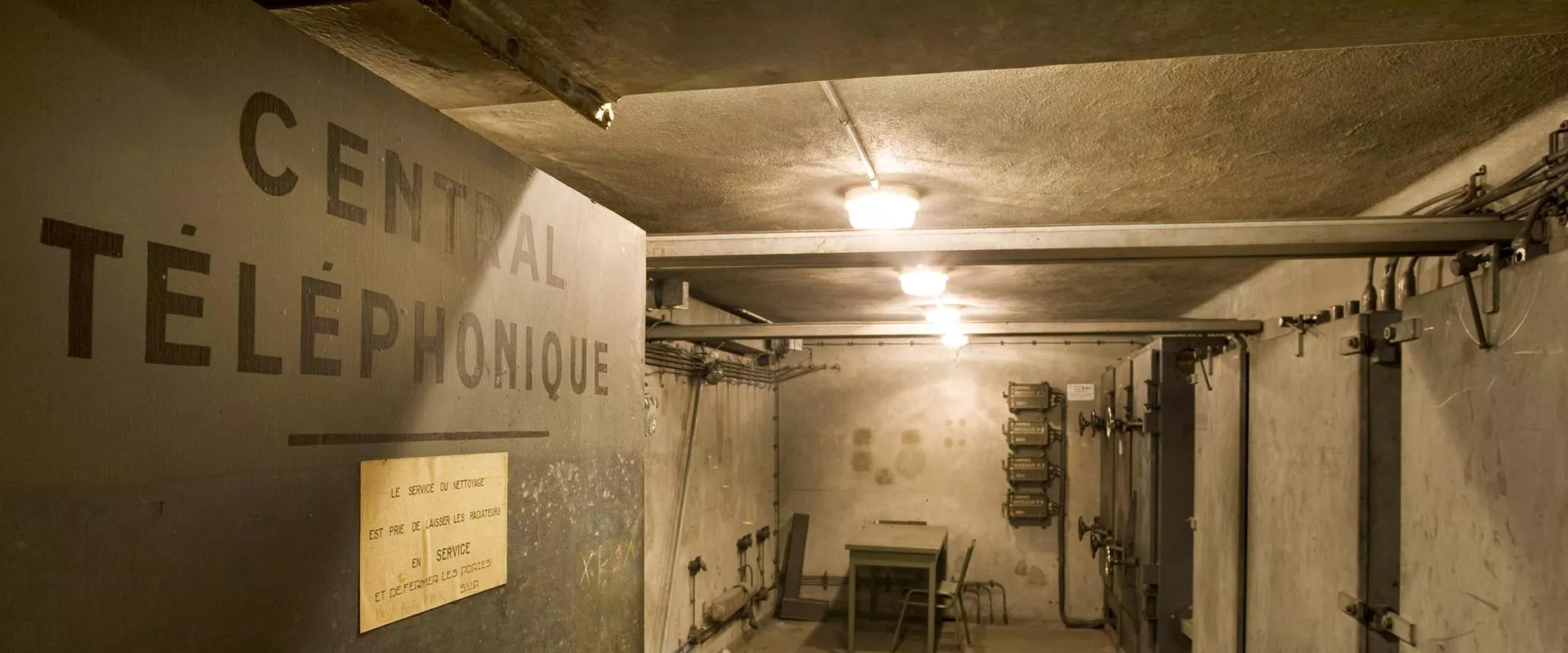 Bunker sous la gare de l’Est à Paris