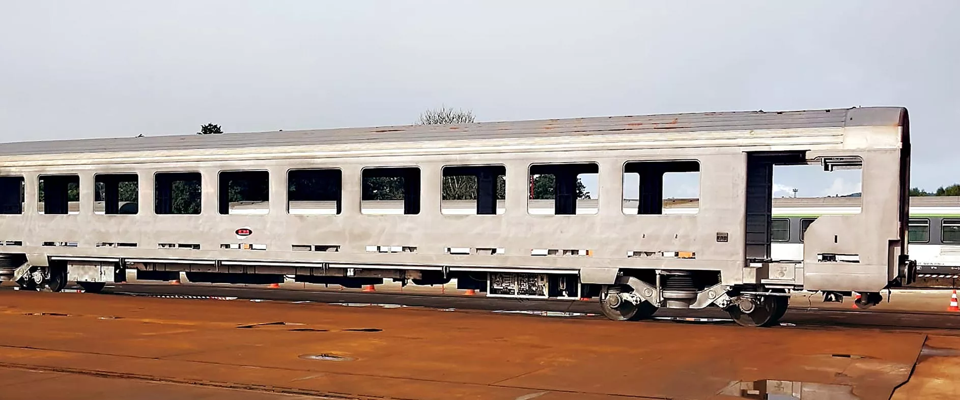 Train pour recyclage