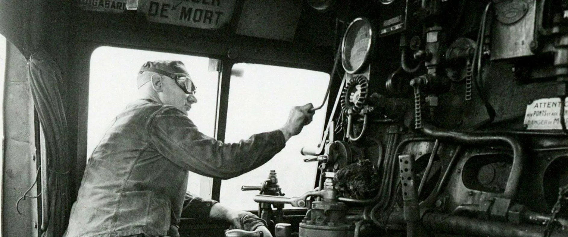 Archive d'un conducteur de train à vapeur