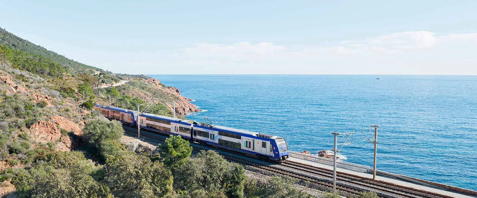 TER sur la côte Méditerranéenne