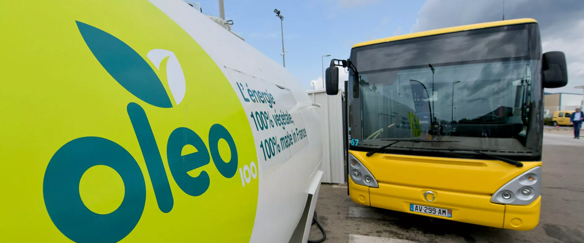 Bus Keolis au biocarburant Oleo100