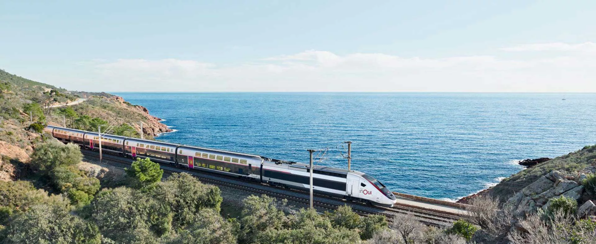 TGV le long de la côté méditerranéenne