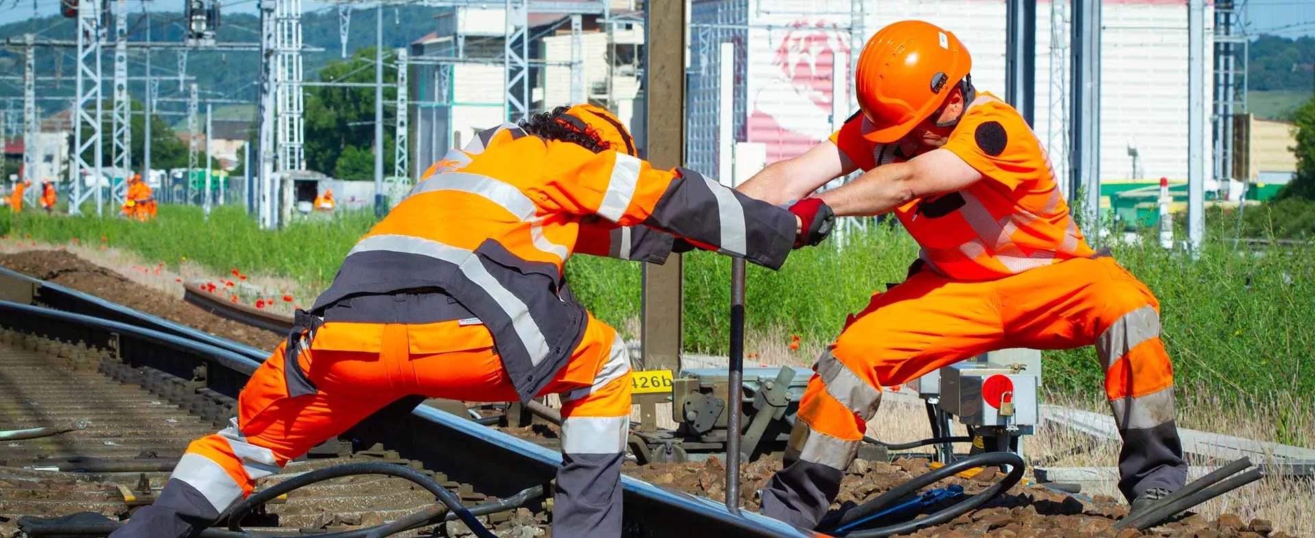 Réparation de rail endommagé