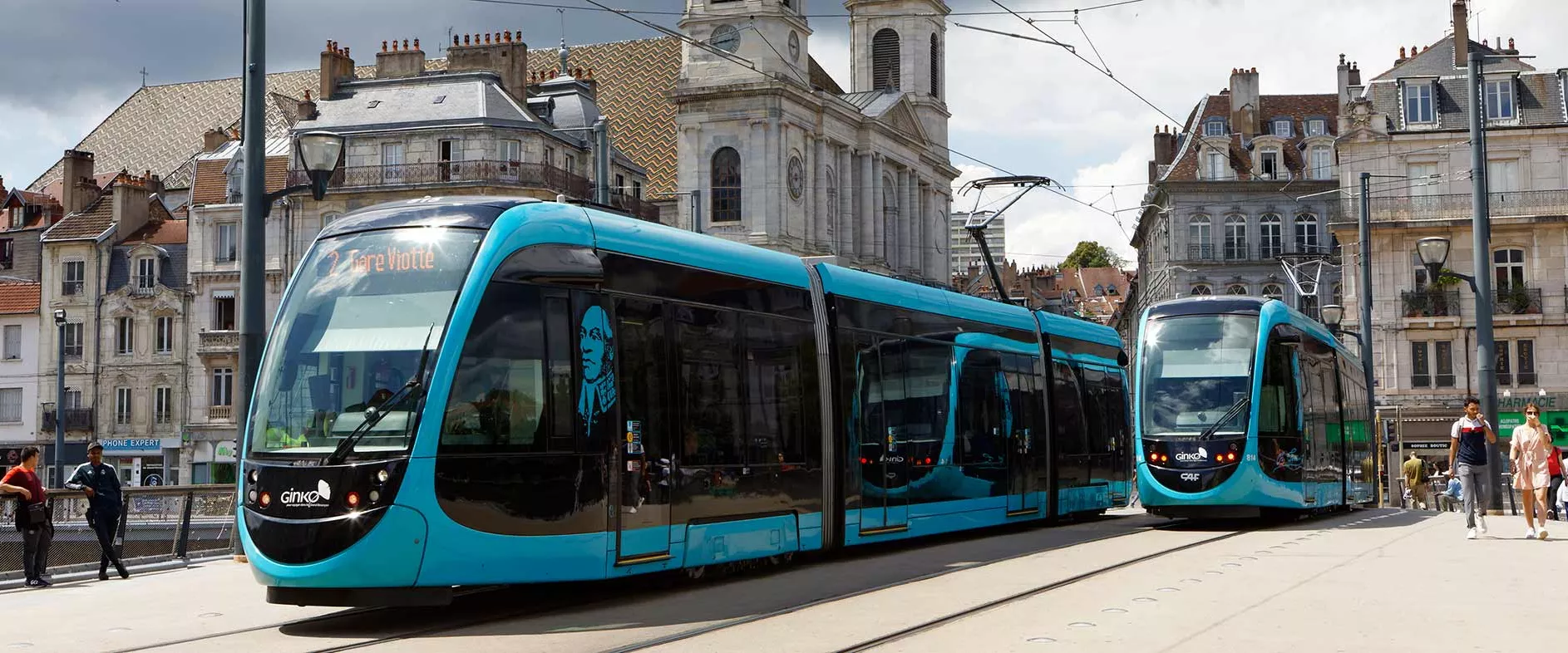 Tramway Ginko de Keolis à Besançon
