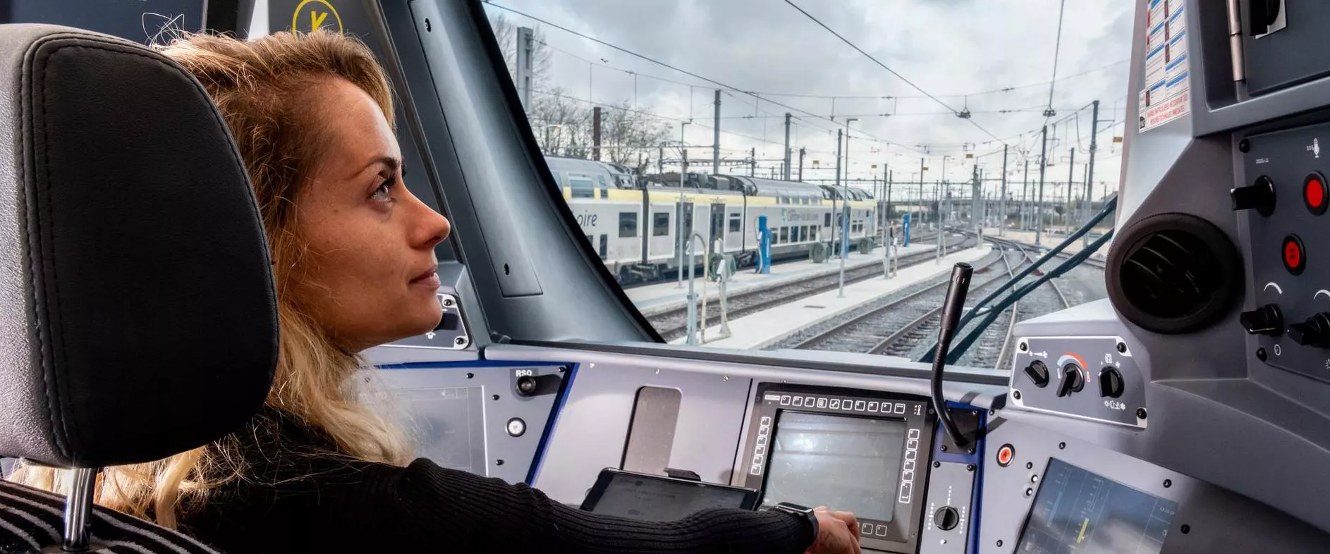 Conductrice de la traction au Centre Gevery Chambertin