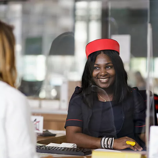 Agent d'accueil au guichet