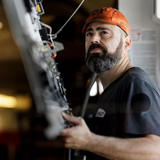 Agent de maintenance en technicentre