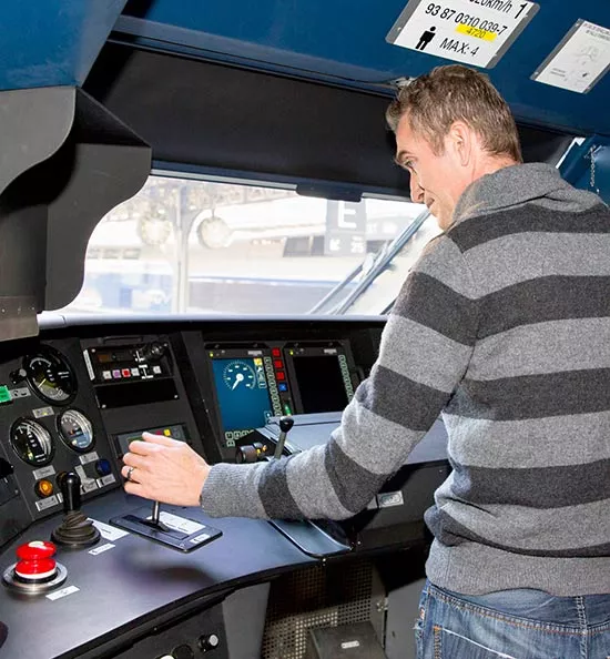 Conducteur en cabine