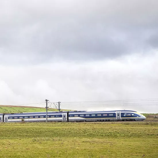 Eurostar sortant du tunnel