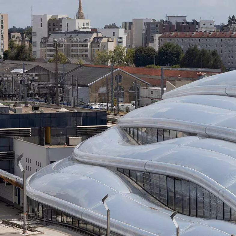 Gare de Rennes rénovée par Gares & Connexion