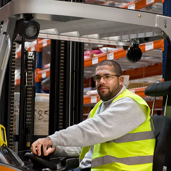 Transpalette entrepôt GEODIS