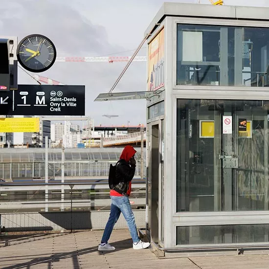 Ascenseur en gare