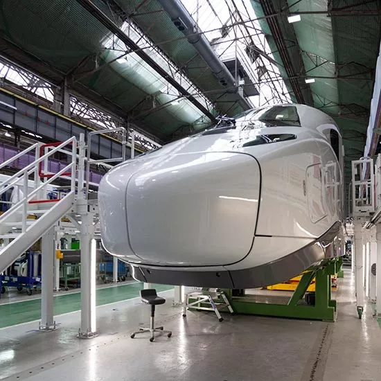 TGV M en technicentre