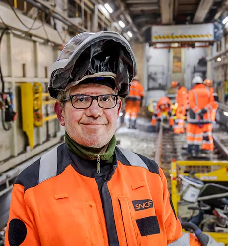 Agent SNCF Réseau senior