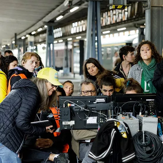 Tournage de film en gare