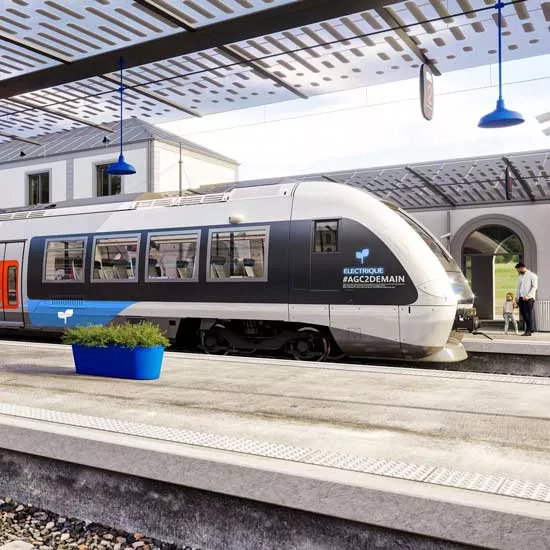 TER hydrogène à quai