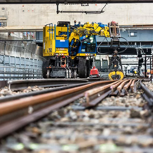 Maintenance sur voies