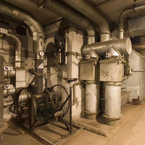Système d'alimentation du bunker, gare de l’Est à Paris