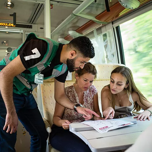 Personnes accompagnées lors d’ateliers à bord d'un TER