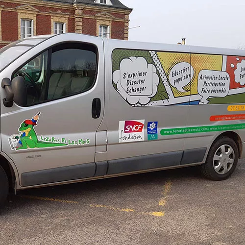 Association Lézarts et les mots – Partenaire Fondation SNCF