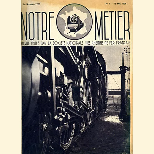 Couverture du magazine Notre Métier en 1938