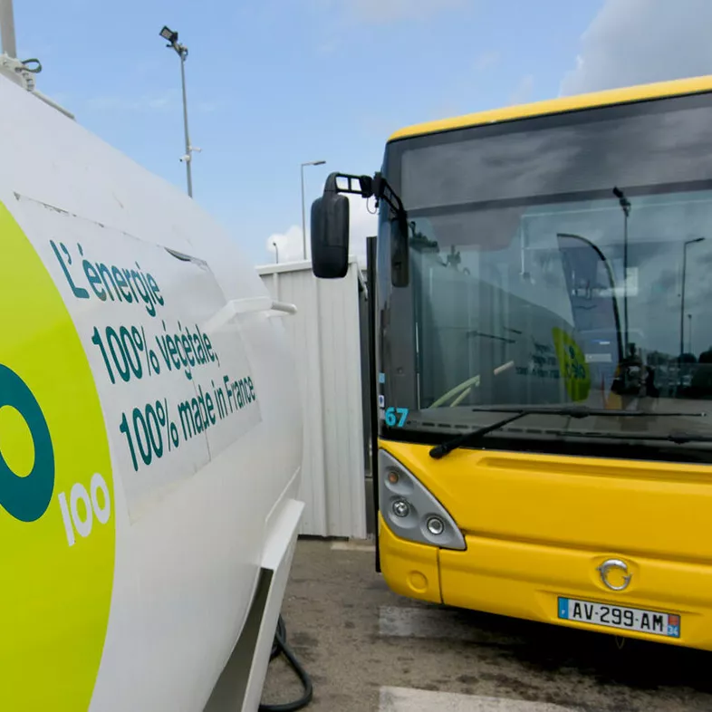 Bus Keolis au biocarburant Oleo100
