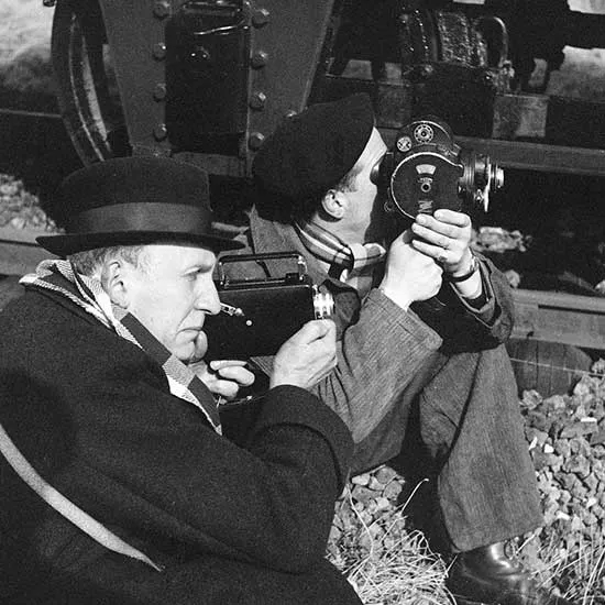 Cinéaste tournage d'époque