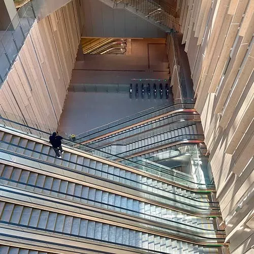 Intérieur de gare de Pleyel