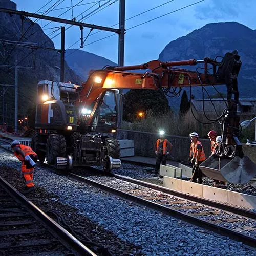 Travaux sur les voies