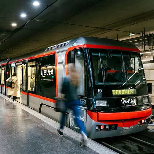 Keolis exploite le réseau de tramway Ilévia à Lille