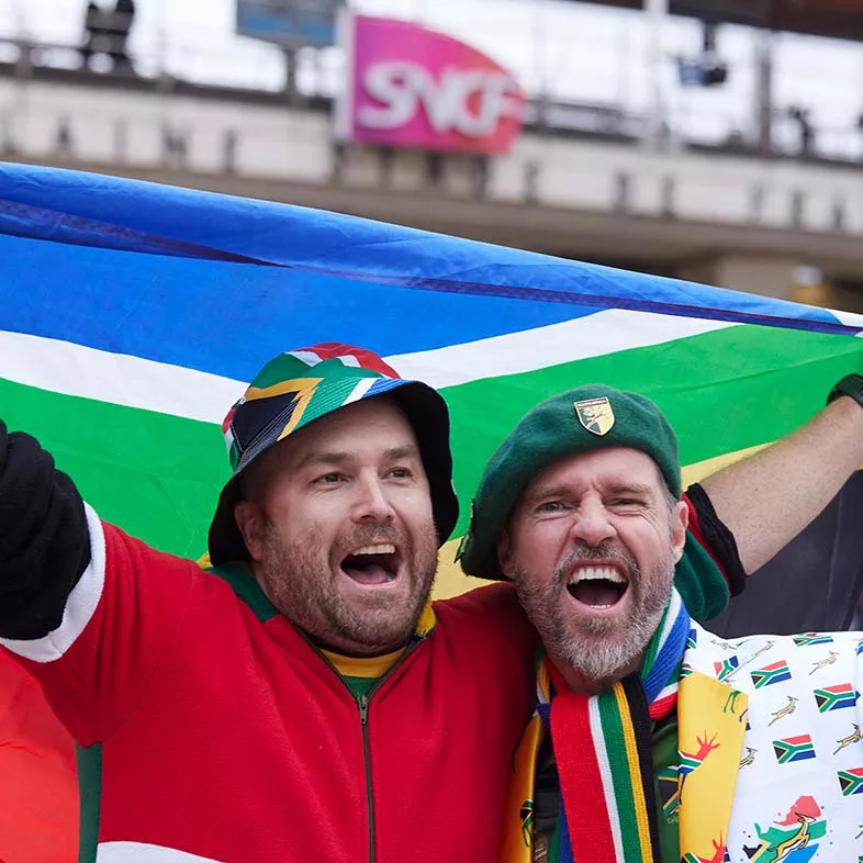 Supporter de la Coupe du Monde de Rugby