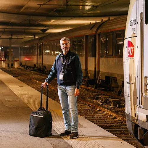 Agent traction en gare