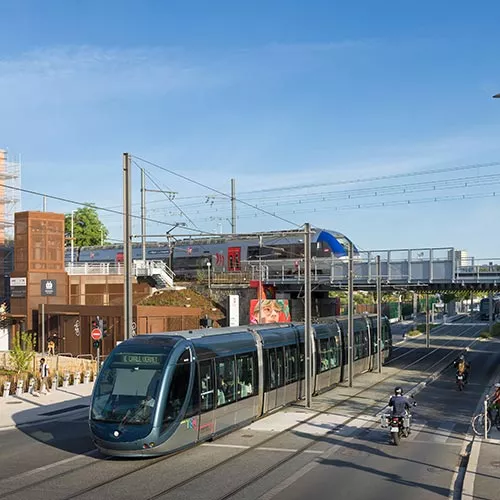 Tramway à Le Bouscat