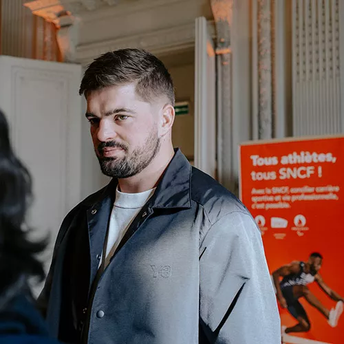 Grégory Alldritt, parrain du Dispositif Athlètes SNCF