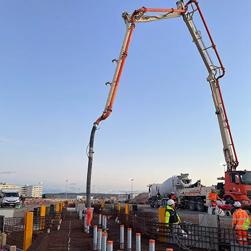 Travaux de Rail Logistics Europe dans le port de Sète