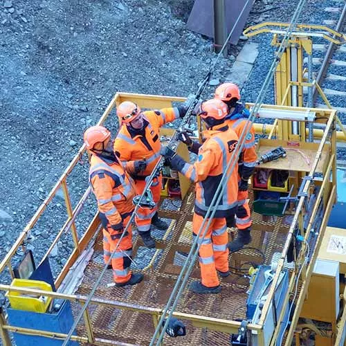 Travaux de SNCF Réseau suite à l'éboulement dans la vallée de la Maurienne