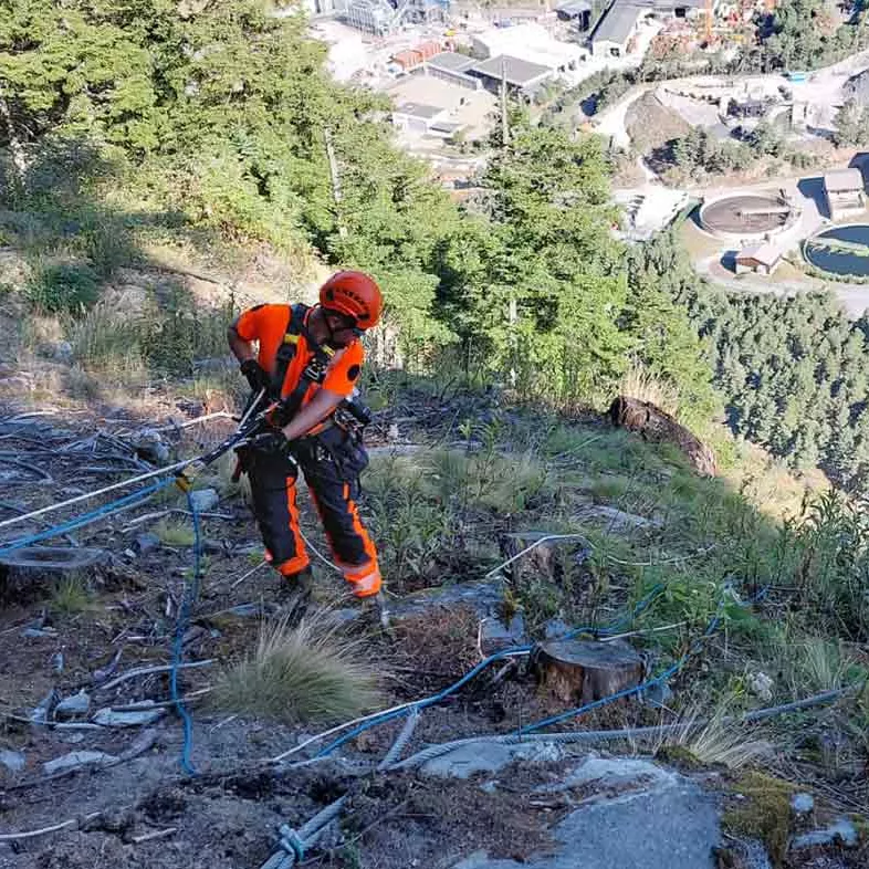 Travaux de SNCF Réseau suite à l'éboulement dans la vallée de la Maurienne
