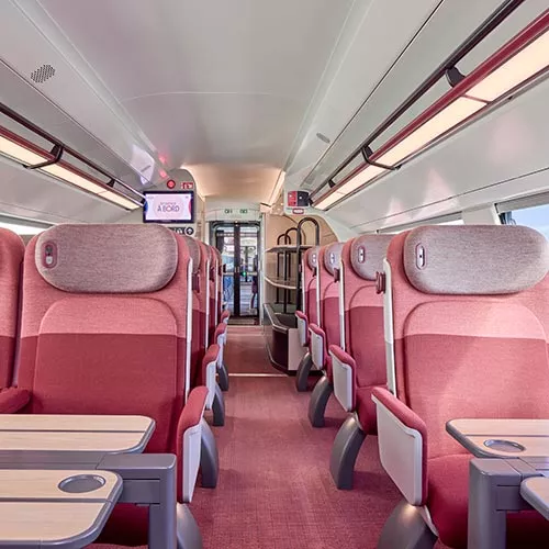 Aménagement intérieur TGV INOUI